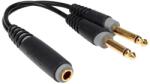 KLOTZ - AYU-5 Y adapter kábel JACK-JACK 0, 2 m