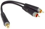 KLOTZ - AYU8 adapterkábel Y RCA-RCA 0.2m
