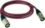 KLOTZ CAT5 mobil kábel, 1 m Neutrik EtherCon csatlakozók + RC5 PUR - a - Flex kültéri bordó kábel (