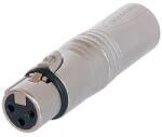 Neutrik - NA3F5M átalakító 3 pólusú XLR aljzat-5 pólusú XLR dugó DMX