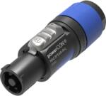 Neutrik - NAC3FXXA-W-L powerCON lengő hálózati bemenet, kék, nagy méret (10-16 mm)