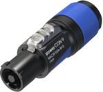 Neutrik - NAC3FXXA-W-S powerCON lengő hálózati bemenet, kék, kis méret (6-12 mm) - dj-sound-light