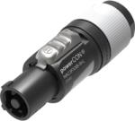 Neutrik - NAC3FXXB-W-L powerCON lengő hálózati kimenet, szürke, nagy méret (10-16 mm)