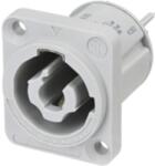Neutrik - NAC3MPXXB powerCON beépíthető hálózati kimenet 250VAC/20A IEC 623681 szürke
