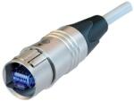 Neutrik - NKE6S1 CAT6 szerelt kábel 3 m hosszú, mindkét végén fémházzal védve