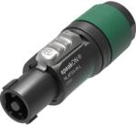 Neutrik NL4FXX-W-L speakON 4-pólusú lengő hangfal csatlakozó, nagy, 10-16 mm átmérőjű kábelekhez