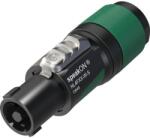 Neutrik - NL4FXX-W-S speakON lengő hangfal csatlakozó, 4-pólusú, 6-12 mm átmérőjű kábelekhez