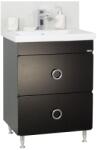 Badenmob Baza si lavoar Seria 780, 60 cm, negru, soft close