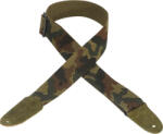 Levy's Cotton & Suede Camo Curea de chitară (MC8-CAM)