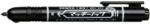 Zebra Alkoholos marker, 1, 3 mm, nyomógombos, ZEBRA Mckie Retractable, fekete