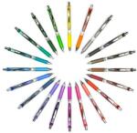 Pentel Zseléstoll, 035 mm, nyomógombos, PENTEL EnerGel BL77, világoskék