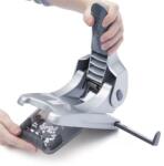 Rapesco Lyukasztó, nagyteljesítményű, kétlyukú, 65 lap, fém, RAPESCO Zero 65, ezüst - oneclick