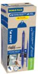Pilot Rollertoll, 0, 35 mm, törölhető, nyomógombos, PILOT Frixion Clicker, Bonus Pack, kék + betét