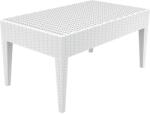 Horecano SI-Маса ратан за шезлонг 92х53хh45cm. "MIAMI" БЯЛА (855) (014217)