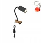 GLOBO Asztali lámpa csipesz Robby 57911KG Globo, GU10, ajándék (57911KG)