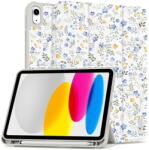 Tech-Protect TP2415 Tech-Protect tolltartós Apple iPad 10.9 (2022/2025) tok, tavaszi virágos (Spring Flowers) (TP2415)