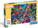 Clementoni Puzzle Clementoni, Marvel Heroes VS Villains, 104 piese (N01025061_001w) Puzzle