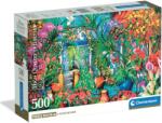 Clementoni Puzzle Clementoni, Paun in sera, 500 piese (N00035579_001w) Puzzle