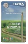 LYRA Színes ceruza LYRA Graduate hatszögletű fémdobozos 12 db/készlet (2871120) - nyomtassingyen