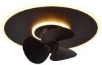 TRIO Nybro fekete LED mennyezeti ventilátoros lámpa (TRI-R64133132) LED 1 izzós IP20 (R64133132)