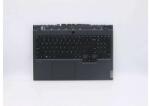 Lenovo Legion 5-15ARH05 82B5 series 5CB0Z27700 amerikai angol (US) kiosztású billentyűzettel palmrest/topcase felső burkolat fekete