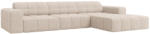 Cosmopolitan Design Bézs kárpitozott sarokkanapé Cosmopolitan Design Chicago 284 cm, jobb (COS_RC_140_F1_CHICAGO2)