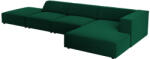 Cosmopolitan Design Palackzöld bársony sarokkanapé Cosmopolitan Design Arendal 341 cm, jobb (COS_RCO_184_F1_ARENDAL3)