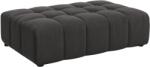 Cosmopolitan Design Sötétszürke bársony lábzsámoly Cosmopolitan Design Chicago 102 x 80 cm (COS_POUF_51_F1_CHICAGO6)