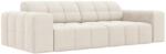 Cosmopolitan Design Bézs bársony négyüléses kanapé Cosmopolitan Design Chicago 244 cm (COS_4S_51_F1_CHICAGO1)