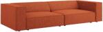 Cosmopolitan Design Terrakotta piros kárpitozott négyüléses kanapé Cosmopolitan Design Arendal 244 cm (COS_4S_140_F1_ARENDAL3)