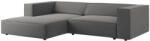 Cosmopolitan Design Szürke bársony sarokkanapé Cosmopolitan Design Arendal 224 cm, bal (COS_LC_M_184_F1_ARENDAL6)