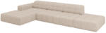 Cosmopolitan Design Bézs kárpitozott sarokkanapé Cosmopolitan Design Chicago 341 cm, bal (COS_LCO_140_F1_CHICAGO2)