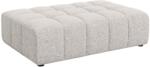 Cosmopolitan Design Világosszürke kárpitozott lábzsámoly Cosmopolitan Design Chicago 102 x 80 cm (COS_POUF_140_F1_CHICAGO5)