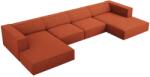 Cosmopolitan Design Terrakotta piros kárpitozott sarokkanapé "U" alakú Cosmopolitan Design Arendal 364 cm (COS_U_140_F1_ARENDAL3)