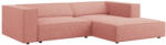 Cosmopolitan Design Rózsaszín kárpitozott sarokkanapé Cosmopolitan Design Arendal 224 cm, jobb (COS_RC_M_140_F1_ARENDAL4)