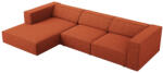 Cosmopolitan Design Terrakotta piros kárpitozott sarokkanapé Cosmopolitan Design Arendal 284 cm, bal (COS_LC_140_F1_ARENDAL3)