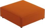 Cosmopolitan Design Narancssárga bársony lábzsámoly Cosmopolitan Design Arendal 102 x 80 cm (COS_POUF_184_F1_ARENDAL4)