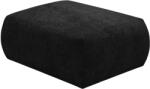 Cosmopolitan Design Fekete kárpitozott lábtartó Cosmopolitan Design Matera 88 x 68 cm (COS_POUF_140_F1_MATERA7)