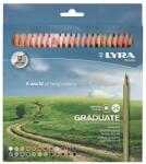 LYRA Színes ceruza LYRA Graduate hatszögletű 24 db/készlet (2871241) - mystock