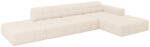 Cosmopolitan Design Világos bézs kárpitozott sarokkanapé Cosmopolitan Design Chicago 341 cm, jobb (COS_RCO_140_F1_CHICAGO1)