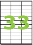Q-CONNECT Etikett címke univerzális, Q-Connect KF10641, 70 x 25, 4 mm, fehér (KF10641)