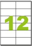 Q-CONNECT Etikett címke univerzális, Q-Connect KF01586, 99 x 42, 3 mm, 100 lap (KF01586)