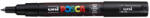 uni Dekormarker UNI POSCA PC-1M fekete (2UPC1MF) - cartridge