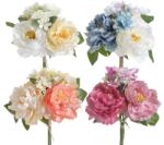 Buchet bujori si hortensie din flori artificiale (3821)