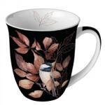 Ambiente Lovely chickadee black porcelánbögre 0, 4l (18417790)
