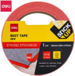 Deli 08- Ragasztószalag Deli szövetes 48/20 piros - A618