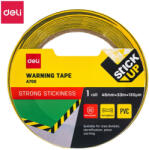 Deli 08- Ragasztószalag Deli jelölő fekete/sárga 48/33 - A700