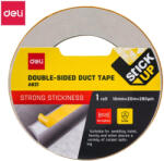 Deli 08- Ragasztószalag Deli szövetes kétoldalas 15/20 barna - A621