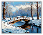  Hófedte Erdő Hídja - számfestő készlet
