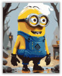  Őszi Kacagó Minion - számfestő készlet